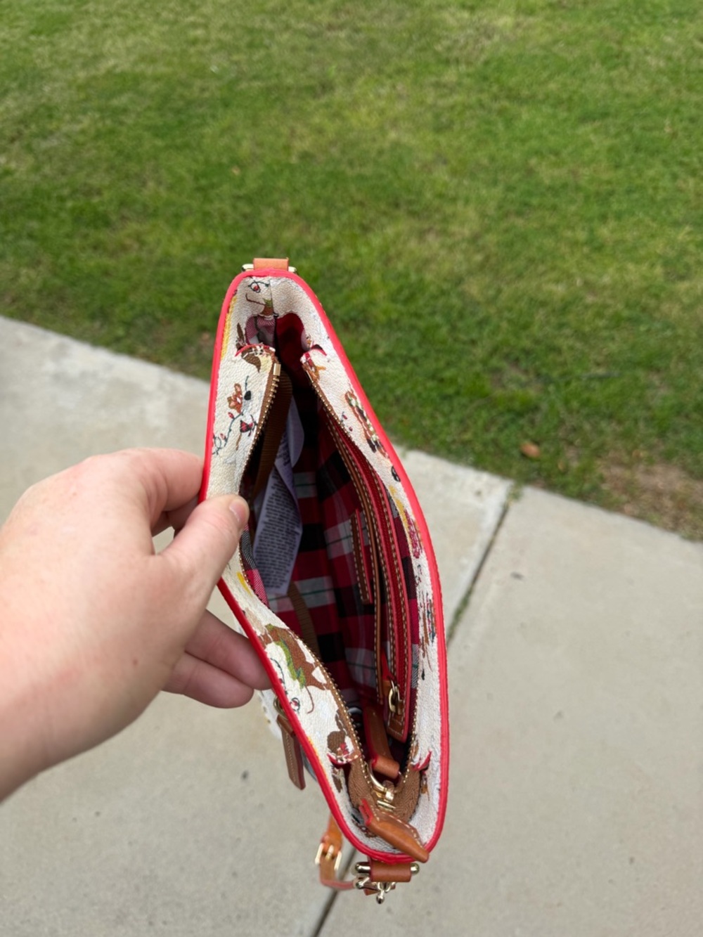 Dooney & Bourke Disney Dogs Christmas Crossbody - Picture 4 of 7